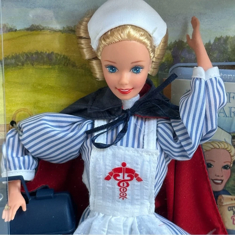 VTG ‘95 Barbie CIVIL WAR NURSE Doll American Stories Collection-Collectors Ed